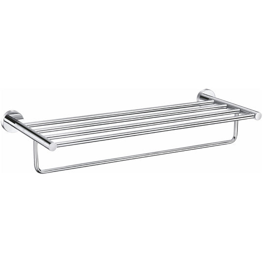 Aqua Rondo Towel Rack – Chrome-Bathroom & More | High Quality from Coozify