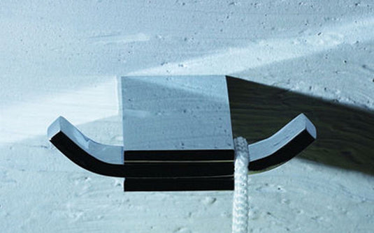 Fino by Kube Bath Double Robe Hook – Chrome-Bathroom & More | High Quality from Coozify