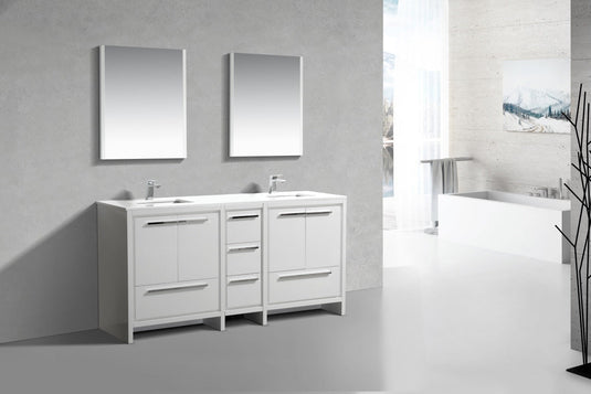 Dolce 72″ Modern Bathroom Vanity With Quartz Countertop-Bathroom & More | High Quality from Coozify