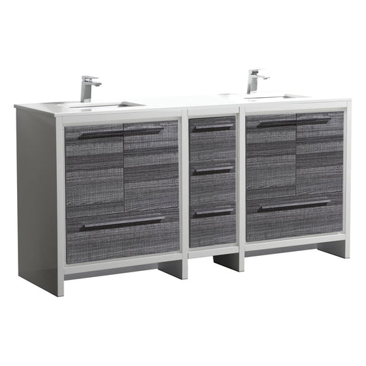 Dolce 72″ Modern Bathroom Vanity With Quartz Countertop-Bathroom & More | High Quality from Coozify