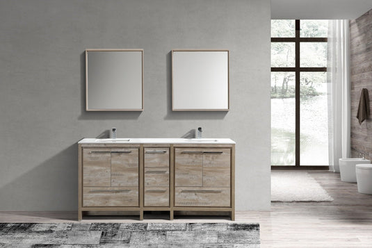 Dolce 72″ Modern Bathroom Vanity With Quartz Countertop-Bathroom & More | High Quality from Coozify