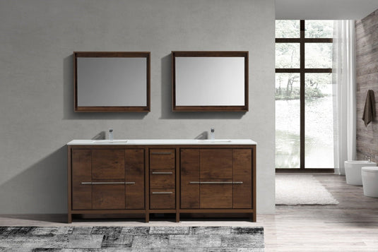 Dolce 84″ Modern Bathroom Vanity With Quartz Countertop-Bathroom & More | High Quality from Coozify