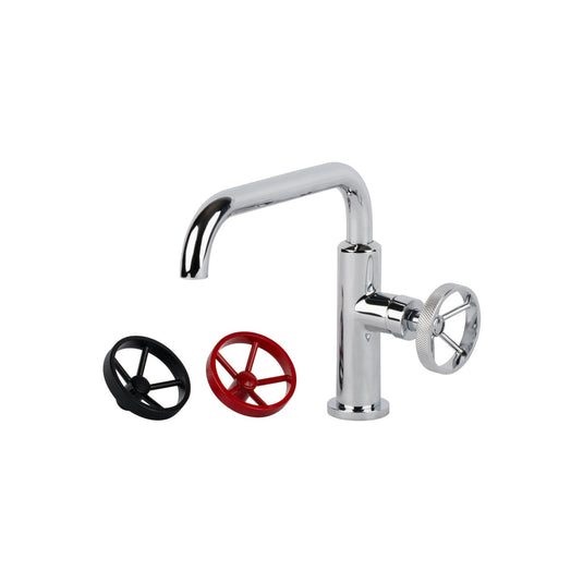 Loft Single Lever Bathroom Vanity Faucet With Side Handle – Chrome-Bathroom & More | High Quality from Coozify