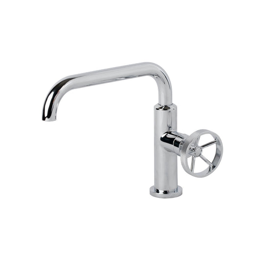Loft Single Lever Bathroom Vanity Faucet With Side Handle – Chrome-Bathroom & More | High Quality from Coozify