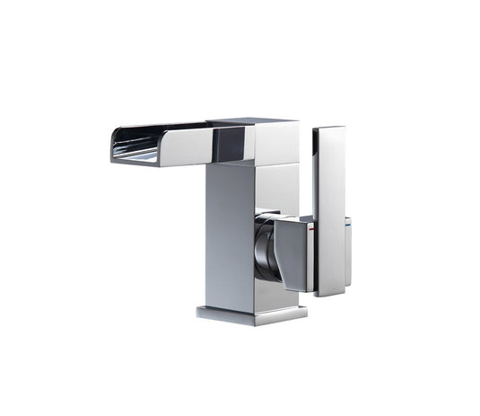 Fontana Single Lever Waterfall Faucet Chrome-Bathroom & More | High Quality from Coozify