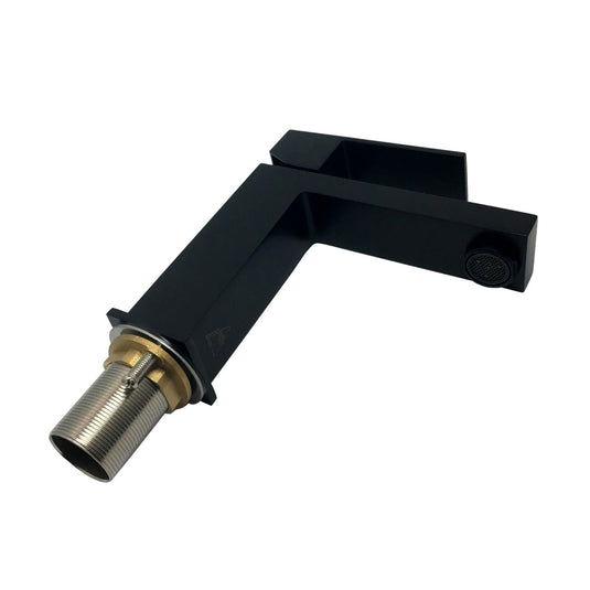 Kubo Single Lever Bathroom Vanity Faucet – Matte Black-Bathroom & More | High Quality from Coozify