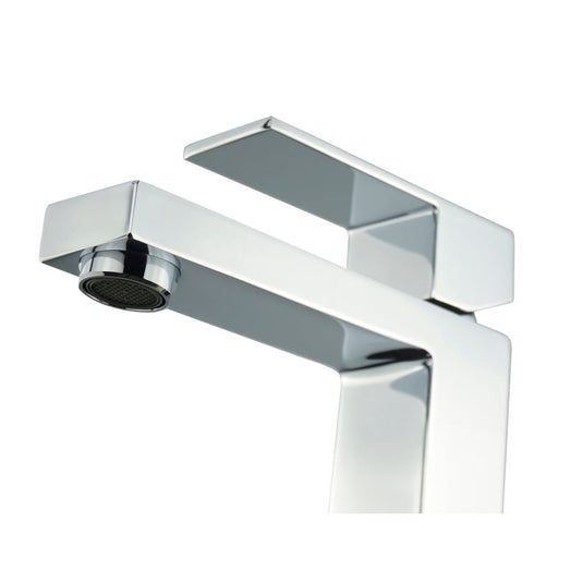 Kubo Single Lever Bathroom Vanity Faucet – Chrome-Bathroom & More | High Quality from Coozify