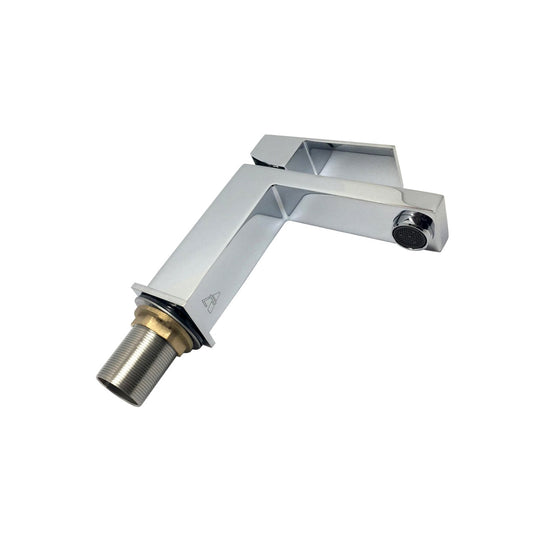 Kubo Single Lever Bathroom Vanity Faucet – Chrome-Bathroom & More | High Quality from Coozify