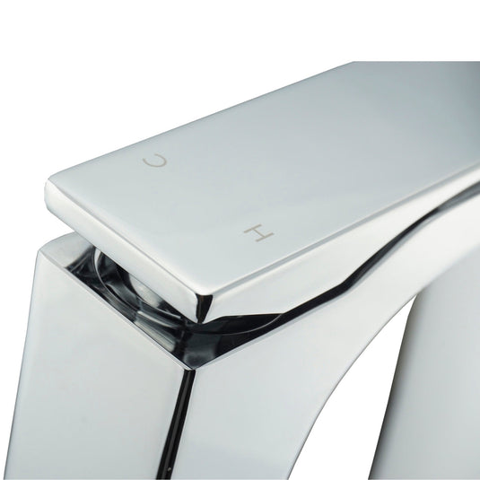 Cascata 6" Single Lever Bathroom Vanity Faucet – Chrome-Bathroom & More | High Quality from Coozify