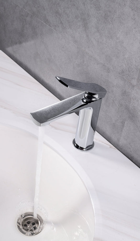 Balli 7" Single Lever Bathroom Vanity Faucet – Chrome-Bathroom & More | High Quality from Coozify