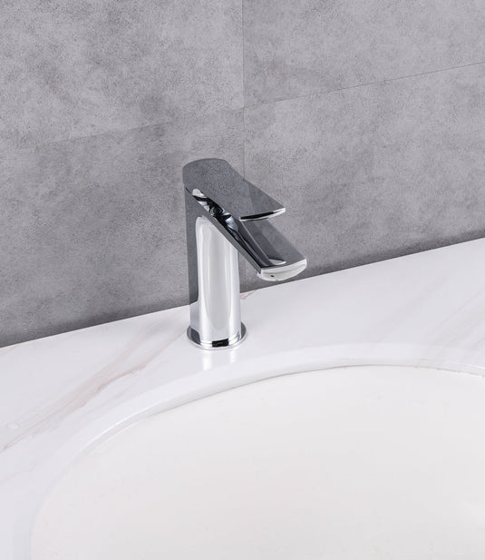 Balli 7" Single Lever Bathroom Vanity Faucet – Chrome-Bathroom & More | High Quality from Coozify