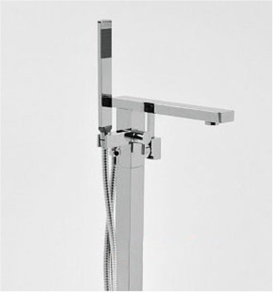 Aqua Squadra Floor Mounted Soaker Bathtub Faucet-Bathroom & More | High Quality from Coozify