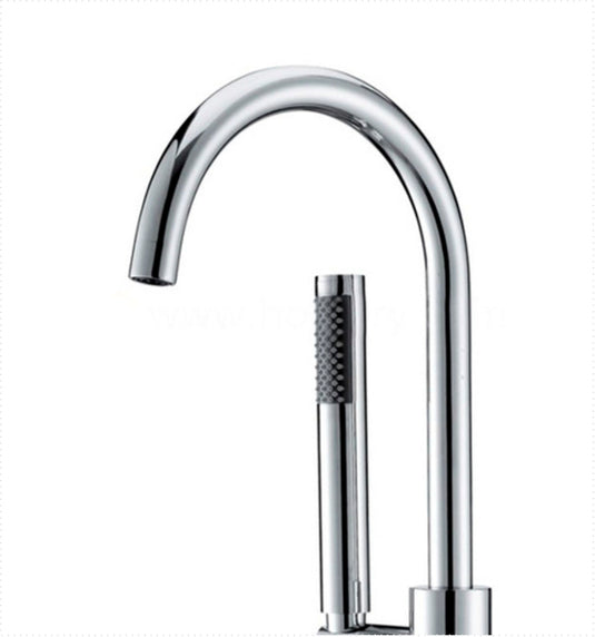 Aqua Ronda Floor Mounted Soaker Bathtub Faucet-Bathroom & More | High Quality from Coozify