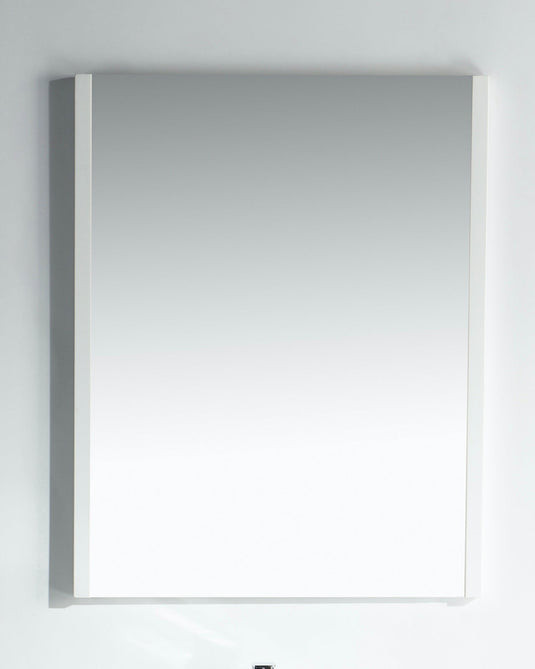 22″ Mirror – Gloss White-Bathroom & More | High Quality from Coozify