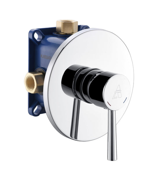 Aqua Rondo Shower Set With Ceiling Mount 12" Rain Shower Chrome-Bathroom & More | High Quality from Coozify