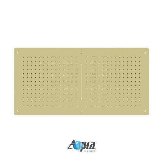 Aqua Piazza by Kube Bath 40" Super Slim Square Rain Shower Head-Bathroom & More | High Quality from Coozify