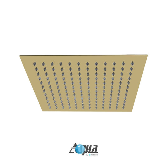Aqua Piazza by Kube Bath 12" Super Slim Square Rain Shower Head-Bathroom & More | High Quality from Coozify