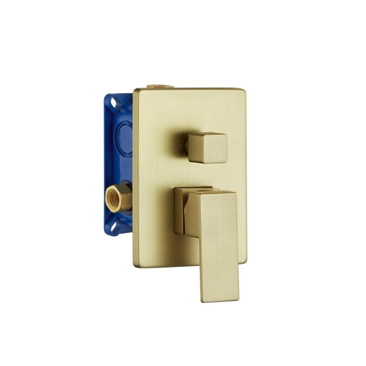 Aqua Piazza Shower Set With 8" Square Rain Shower, Tub Filler and Handheld - WR200TFHH3V-Bathroom & More | High Quality from Coozify