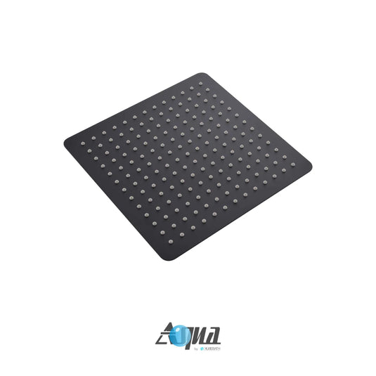 Aqua Piazza by Kube Bath 12" Super Slim Square Rain Shower Head-Bathroom & More | High Quality from Coozify