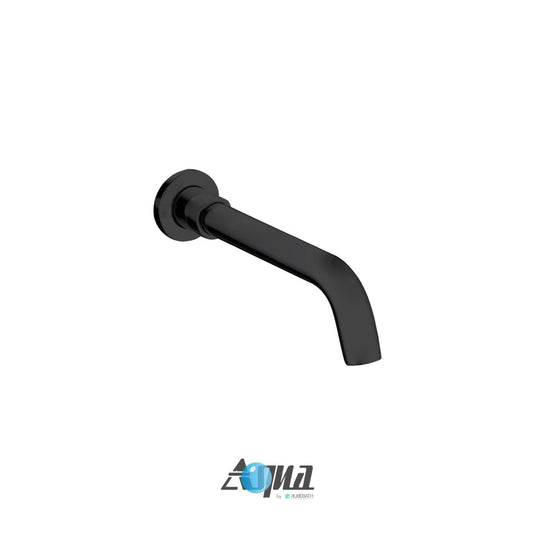 Aqua Rondo Black Shower Set With Ceiling Mount 12" Rain Shower and Tub Filler-Bathroom & More | High Quality from Coozify