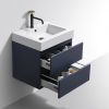 Bliss 24" Wall Mount / Wall Hung Bathroom Vanity With 2 Drawers-Bathroom & More | High Quality from Coozify