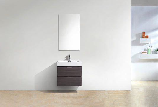 Bliss 24" Wall Mount / Wall Hung Bathroom Vanity With 2 Drawers-Bathroom & More | High Quality from Coozify