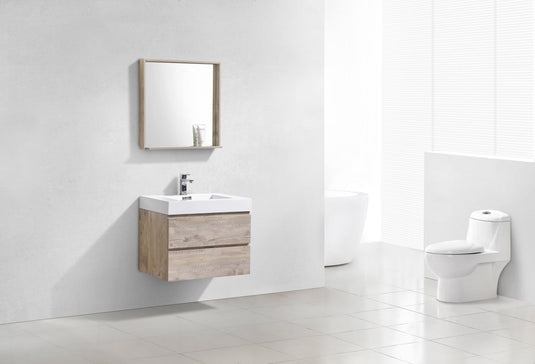 Bliss 30" Wall Mount / Wall Hung Bathroom Vanity With 2 Drawers-Bathroom & More | High Quality from Coozify
