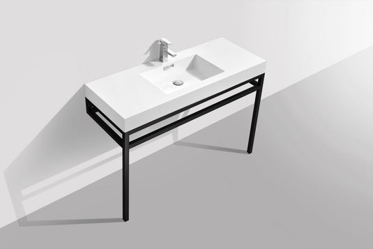 Haus 48" Stainless Steel Console Bathroom Vanity With White Acrylic Sink-Bathroom & More | High Quality from Coozify
