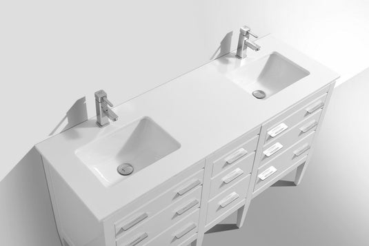 Eiffel Vanity Collection Single Sink and Double Sink-Bathroom & More | High Quality from Coozify