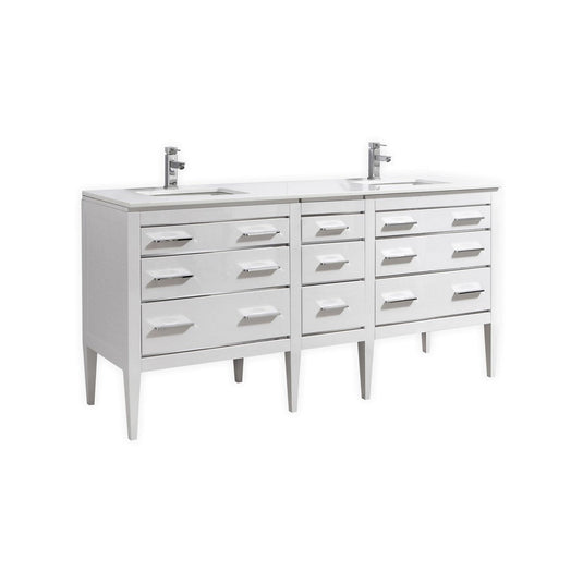 Eiffel Vanity Collection Single Sink and Double Sink-Bathroom & More | High Quality from Coozify