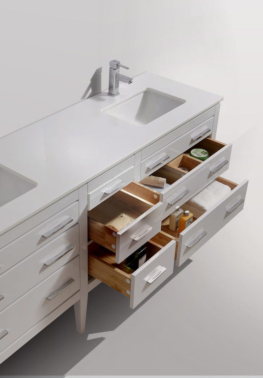 Eiffel Vanity Collection Single Sink and Double Sink-Bathroom & More | High Quality from Coozify