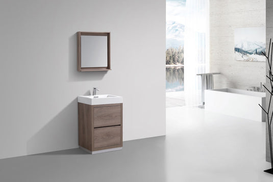 Bliss 24" Floor Mount Free Standing Bathroom Vanity With 2 Drawers-Bathroom & More | High Quality from Coozify