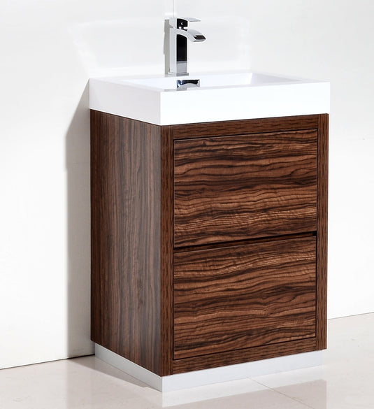 Bliss 24" Floor Mount Free Standing Bathroom Vanity With 2 Drawers-Bathroom & More | High Quality from Coozify