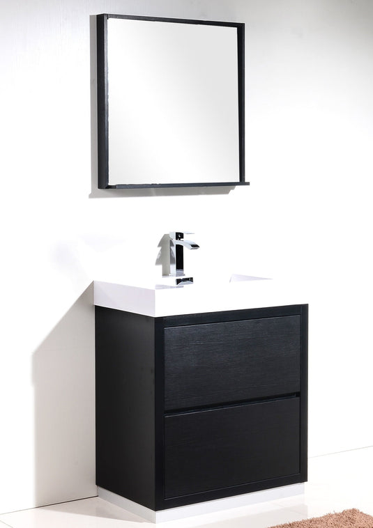 Bliss 30" Floor Mount Free Standing Bathroom Vanity With 2 Drawers-Bathroom & More | High Quality from Coozify