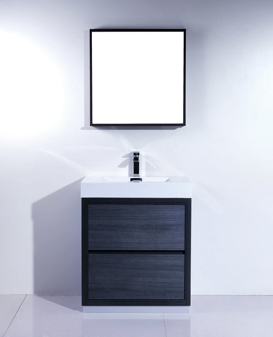 Bliss 30" Floor Mount Free Standing Bathroom Vanity With 2 Drawers-Bathroom & More | High Quality from Coozify