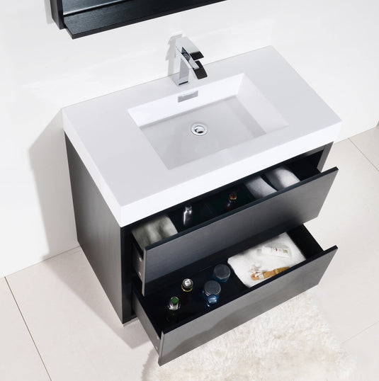 Bliss 36" Floor Mount Free Standing Bathroom Vanity With 2 Drawers FMB36-Bathroom & More | High Quality from Coozify