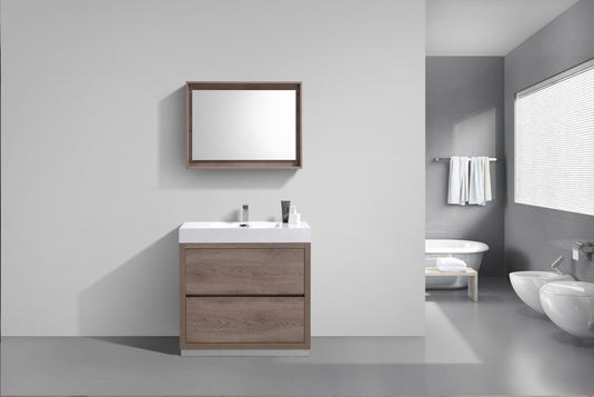 Bliss 36" Floor Mount Free Standing Bathroom Vanity With 2 Drawers FMB36-Bathroom & More | High Quality from Coozify