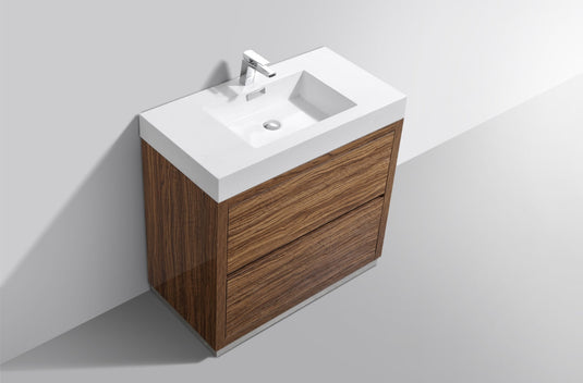 Bliss 36" Floor Mount Free Standing Bathroom Vanity With 2 Drawers FMB36-Bathroom & More | High Quality from Coozify