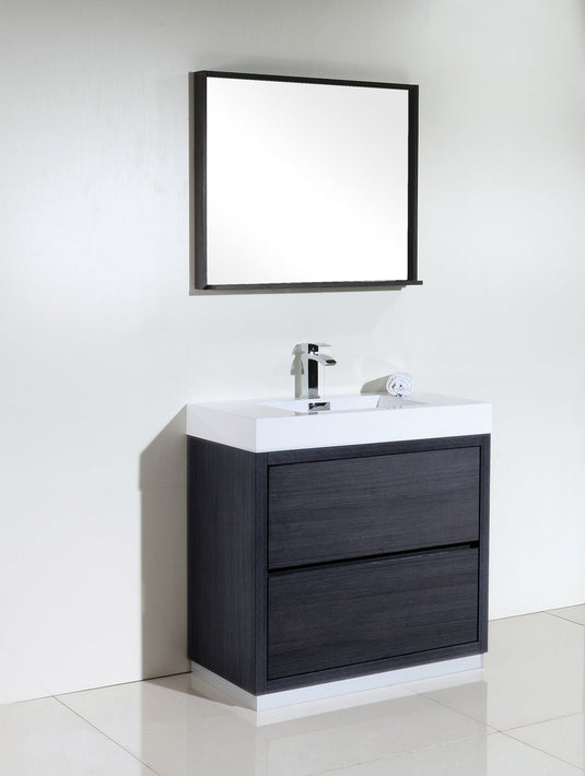 Bliss 36" Floor Mount Free Standing Bathroom Vanity With 2 Drawers FMB36-Bathroom & More | High Quality from Coozify