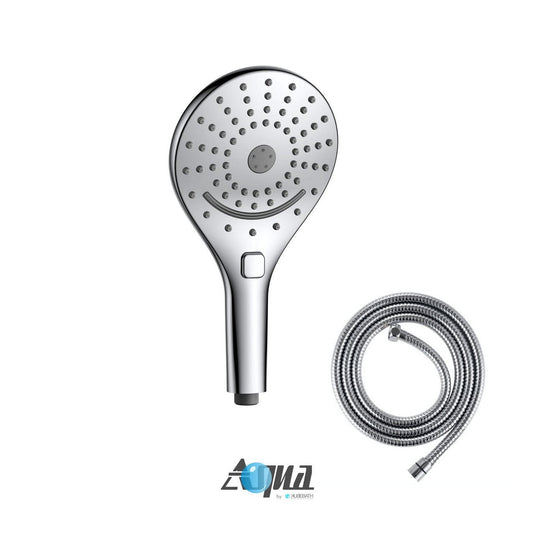 Aqua Rondo by Kube Bath 6 Inch Multifunction Handheld With Flexible Hose-Bathroom & More | High Quality from Coozify