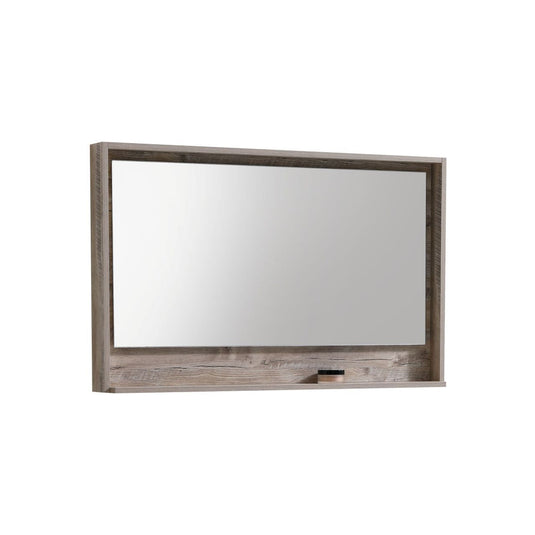 48" Wide Bathroom Mirror With Shelf – Nature Wood-Bathroom & More | High Quality from Coozify