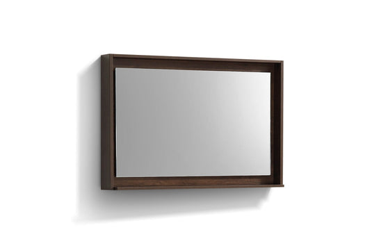 48″ Wide Mirror With Shelf – Rosewood-Bathroom & More | High Quality from Coozify