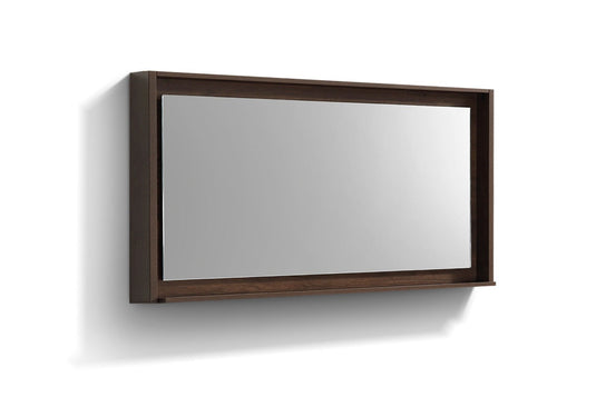 60″ Wide Mirror With Shelf – Rosewood-Bathroom & More | High Quality from Coozify