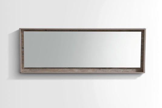 80" Wide Bathroom Mirror With Shelf – Nature Wood-Bathroom & More | High Quality from Coozify