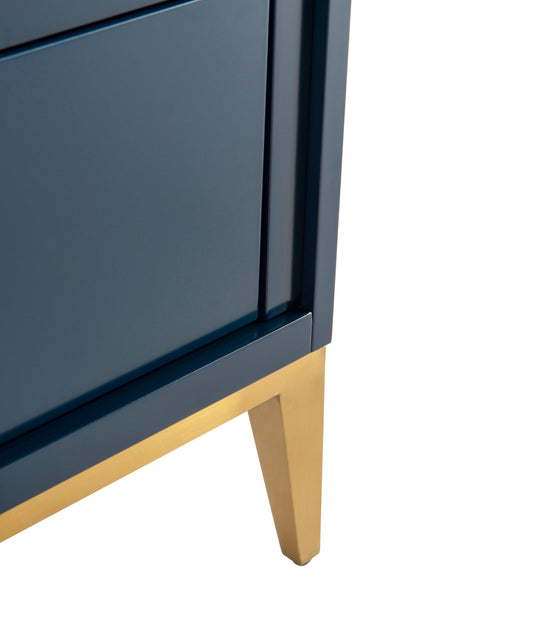 Divani 24" Floor Mount Bathroom Vanity With Quartz Countertop Backsplash And 2 Drawers KD9924-Bathroom & More | High Quality from Coozify