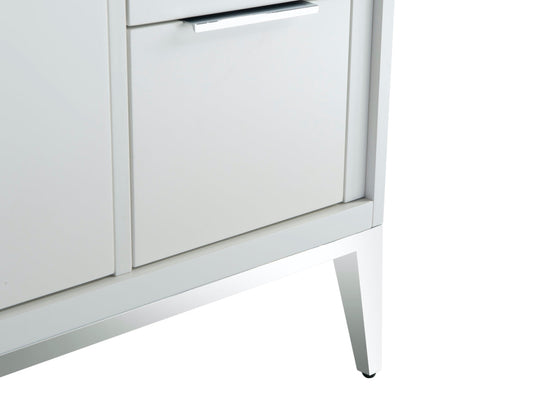 Divani 48" Floor Mount Bathroom Vanity With Quartz Countertop, Backsplash With 6 Drawers And 2 Doors-Bathroom & More | High Quality from Coozify