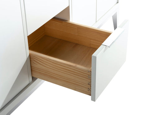 Divani 60" Floor Mount Double Sink Bathroom Vanity With Quartz Countertop , Backsplash and 4 Doors And 3 Drawers KD9960-Bathroom & More | High Quality from Coozify