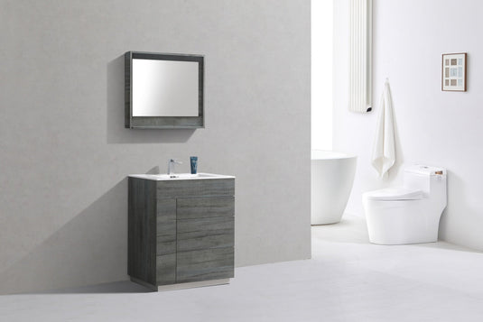 Milano 30" Single Sink Floor Mount Modern Bathroom Vanity-Bathroom & More | High Quality from Coozify