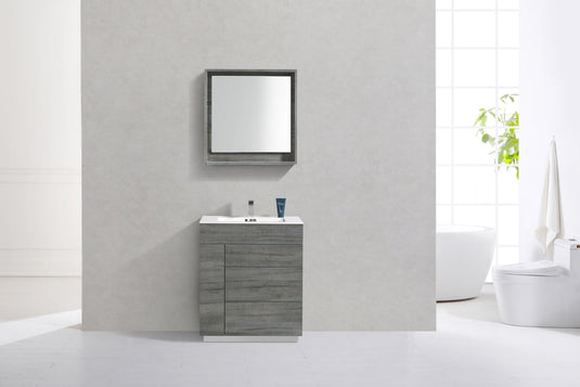 Milano 30" Single Sink Floor Mount Modern Bathroom Vanity-Bathroom & More | High Quality from Coozify