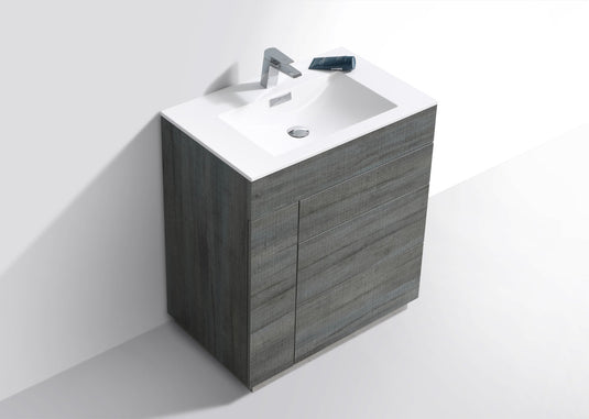 Milano 30" Single Sink Floor Mount Modern Bathroom Vanity-Bathroom & More | High Quality from Coozify
